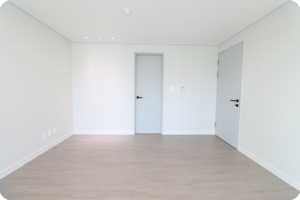 고품격 화이트 톤, 동탄 스위첸 아파트의 안정감 넘치는 리모델링