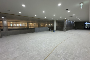 고퀄리티 포세린 타일 시공, 멀바우 후로링 마루와의 완벽한 조화