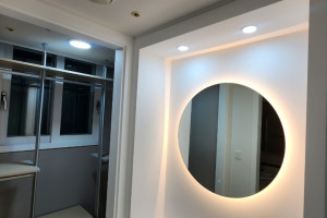 신대2파 아파트 리모델링: 시크한 화이트 톤으로 완성하는 현대적 공간