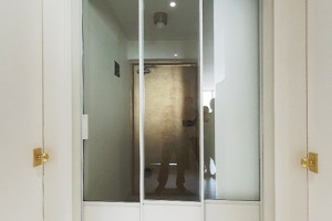 이문삼익아파트 중문인테리어: 초슬림 3연동으로 완성하는 고급스러움