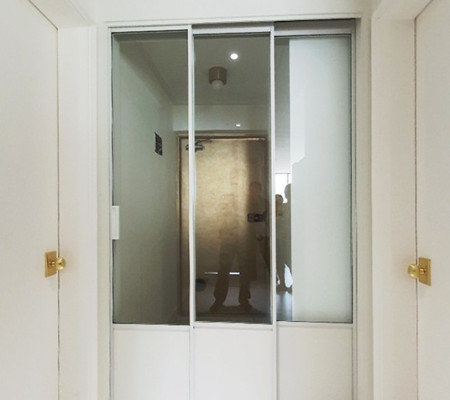 이문삼익아파트 중문인테리어: 초슬림 3연동으로 완성하는 고급스러움