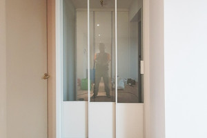 하남시 아파트, 초슬림 3연동 중문 인테리어로 모던함을 더하다: 시공 후기