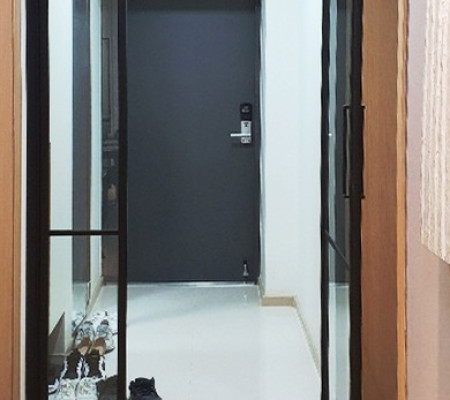 좁은 현관, 넓은 공간! 일직동 태영데시앙 슬림 비양개 중문으로 이룬 기적의 인테리어